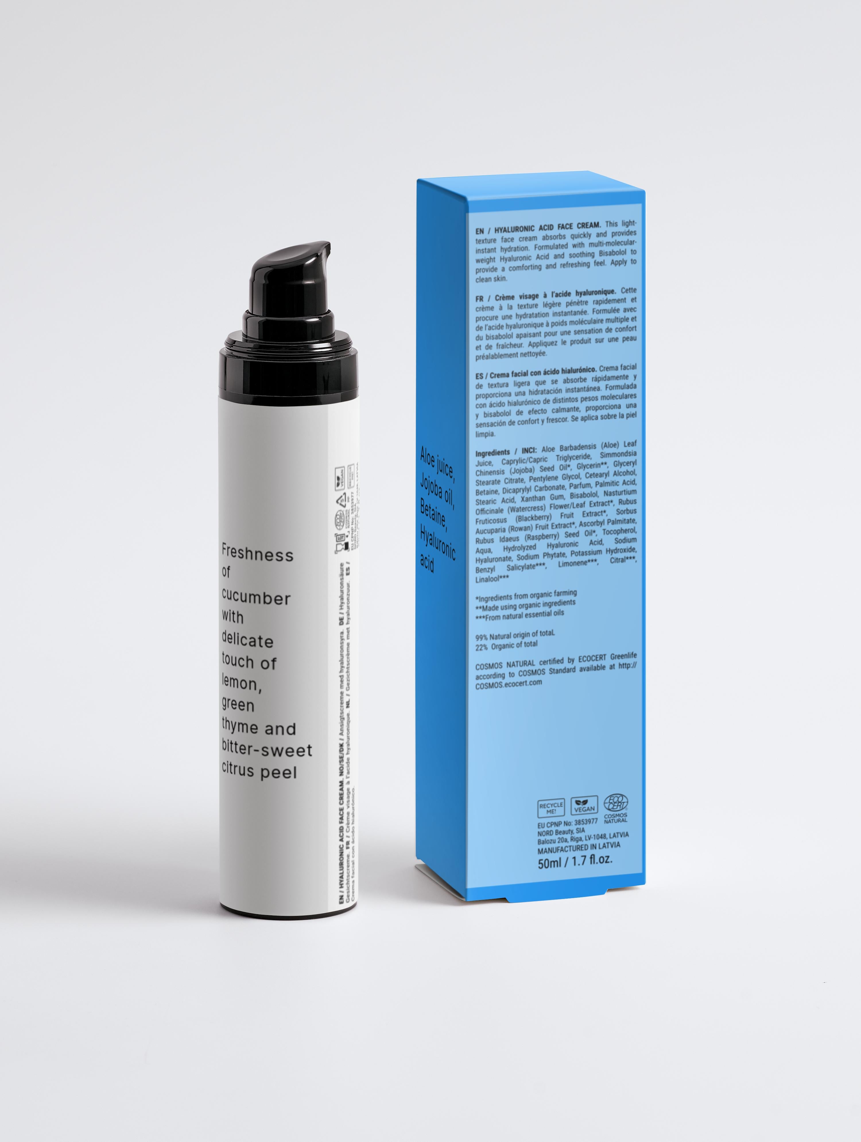 Hyaluronic Acid Face Cream for Men